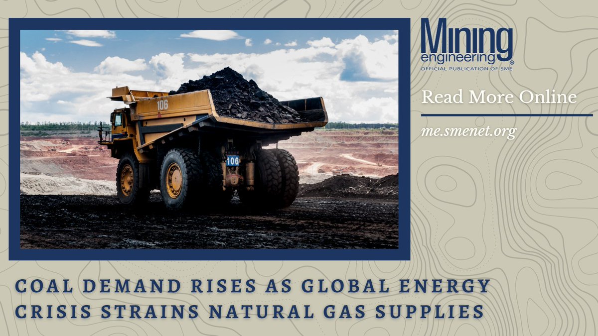 MineEngineering's tweet photo. Despite global efforts to abandon fossil fuels, coal consumption is rising. In 2021, US utilities are poised to burn 536.9 million short tons of coal, the Energy Information Administration forecasts.
Read more: https://t.co/9BH5AanmQE
#coal #mining #energycrisis #fossilfuel https://t.co/NN8gvWbEg8