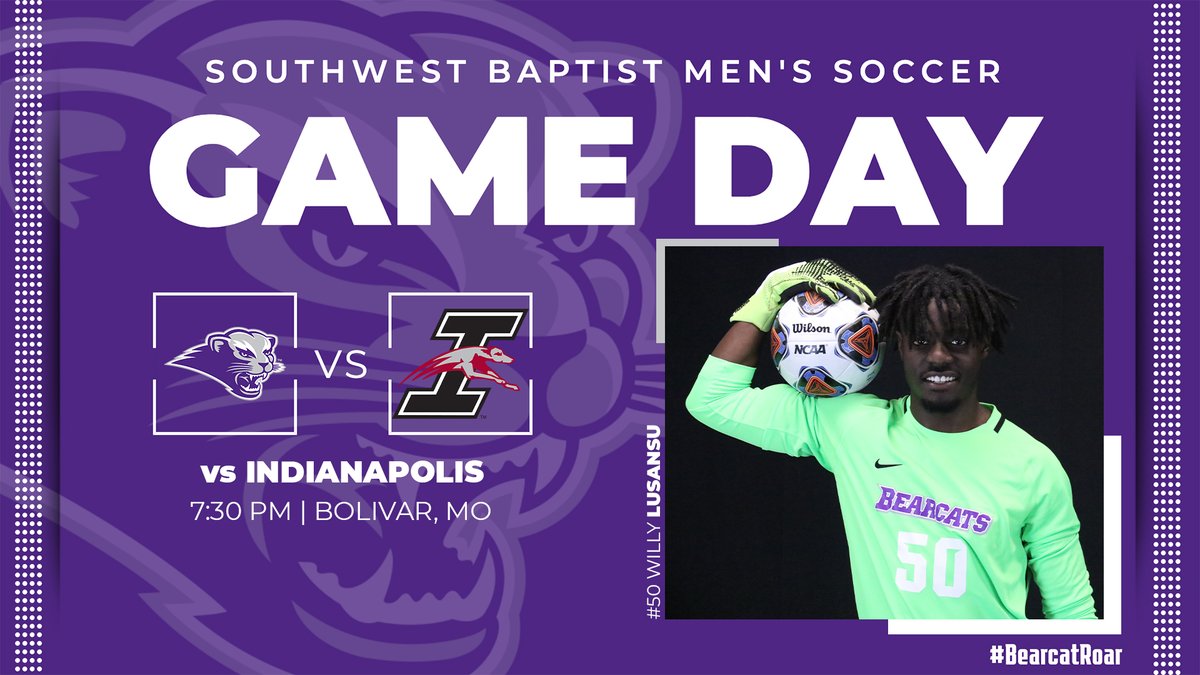 sbubearcats's tweet photo. Evening game on the turf! 
#GameDay #BearcatRoar 
⚽️ Men's Soccer vs #2 @UIndyAthletics  
📅 Friday, October 15 @ 7:30 PM
📍 Bolivar, MO | Plaster Stadium
📈  https://t.co/wQdSpU0tqe
📺 https://t.co/yJWtxjJi3S https://t.co/drJkNemakg
