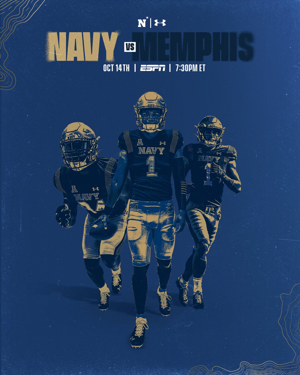 NavyFB's tweet photo. It’s GAMEDAY in Memphis‼️

#GoNavy | #BuiltDifferent https://t.co/vqQ3ZmSr28