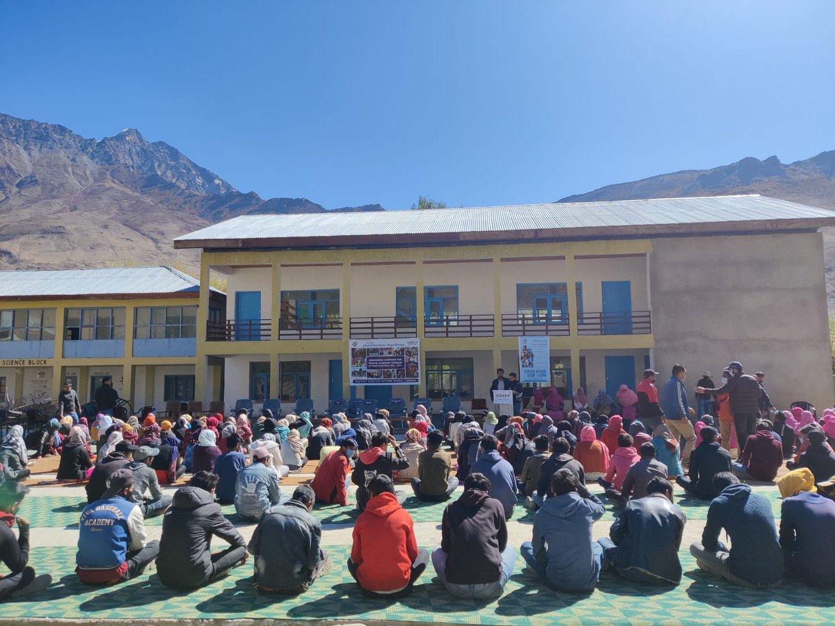 DIPR_Kargil's tweet photo. SVEEP awareness program for Special Summary Revision of Photo Electoral Rolls begins in Kargil
@lg_ladakh @santoshsukhdeve @SveepL @ECISVEEP https://t.co/MtclCK2msx
