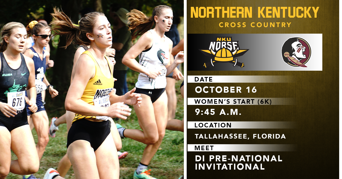 NKUNorseXCTF's tweet photo. We've got some BIG races this weekend! 🏃‍♂️🏃‍♀️

Both teams travel down to Tallahassee, Florida to compete in the DI Pre-Nationals Invitational. 

🔗: https://t.co/PgXBivQ4oZ

Good luck this weekend, Norse! 🤙

#NorseUp https://t.co/fxcl5TIUqZ