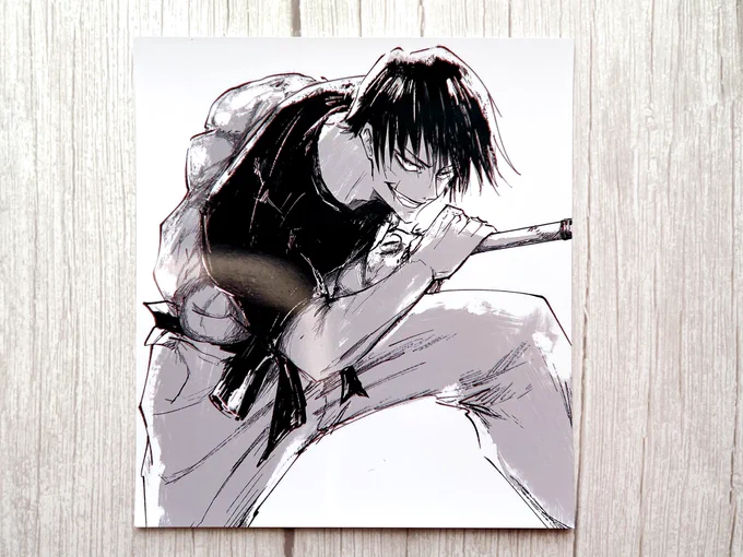toji and choso prints are now available just dm me if you want them 