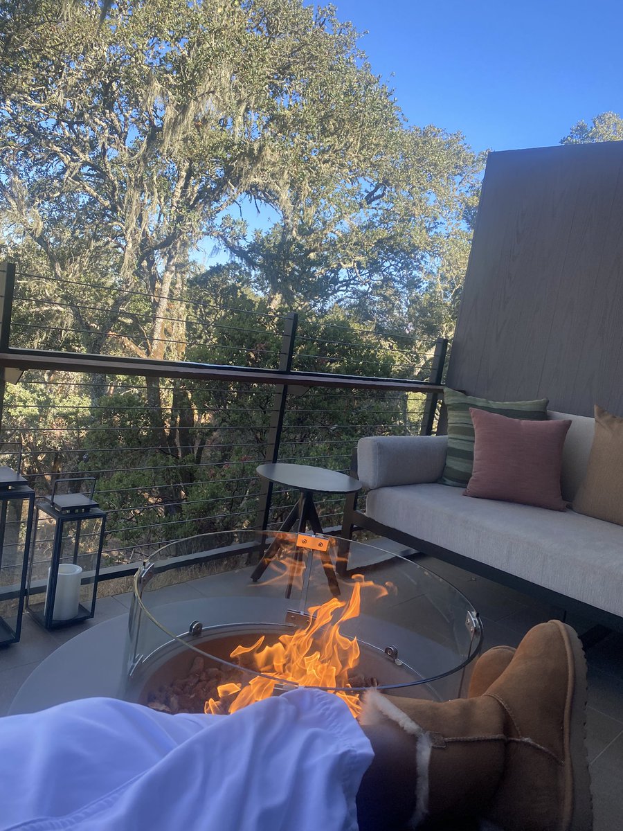 I am sitting on my balcony in my robe and uggs, birds are chirping, the air is crisp and I’m by the fire listening to a little Mary J. Blige and responding to email requests for investor meetings. This Thursday is starting off right! https://t.co/pB0lh2wOed