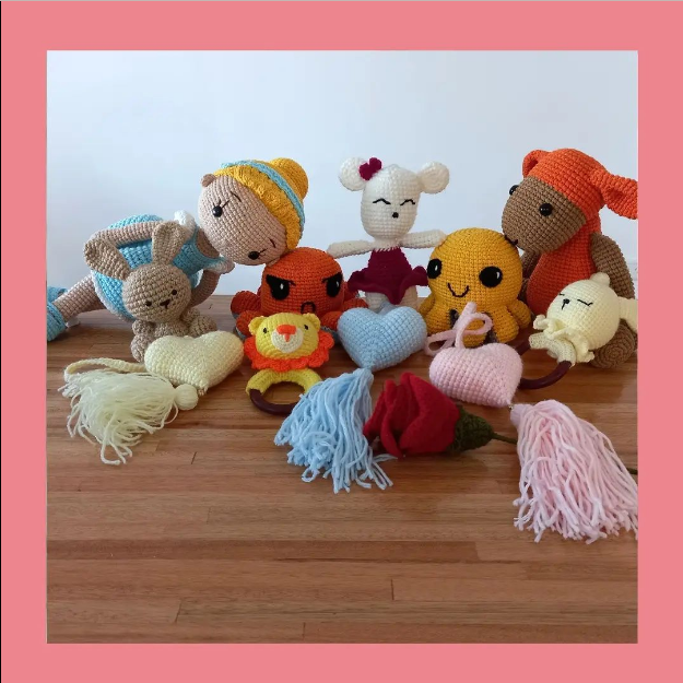 idocrecia's tweet photo. Jueves de entregas
•
•
•
#amigurumis #amigurumisargentina #muñecosdeapego #muñecostejidos
#pulporeversible #envios #muñecos #borlasdelana #borlasdecorativas #crochetamigurumi #crochet
#pulporebersibletejido #pulpotejido #idocrecia https://t.co/42gdH01CkE