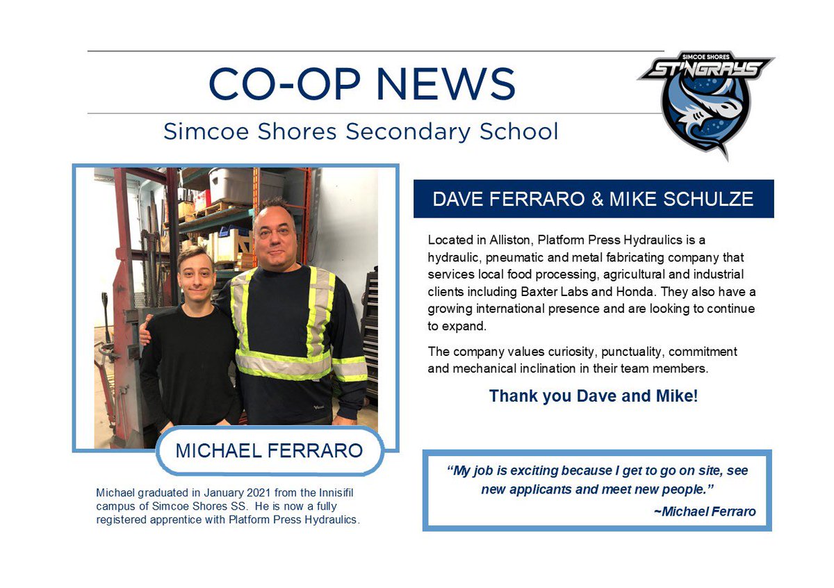 Coop Highlights from Simcoe Shores, great work building community connections for students ⁦<a href="/SCDSB_Schools/">Simcoe County District School Board</a>⁩ ⁦<a href="/LL_MSmith/">LL Millard-Smith</a>⁩