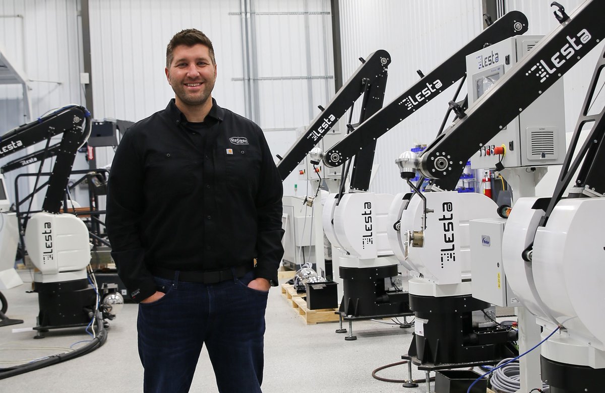 DeGeestCorp's tweet photo. Visiting the #TopShops Expo? Be sure to attend the Panel Discussion, “Embracing #Automation, #Software and #SmartSolutions” October 14 @ 2:30pm. Derek DeGeest, president of LestaUSA and DeGeest Corp. will be speaking as an expert on automation.
#robot #robotics #mfg  #innovation https://t.co/dsw9VJEd1I
