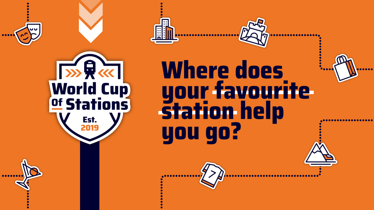 RailDeliveryGrp's tweet photo. ⏳ 30 minutes to go! The #WorldCupOfStations 🏆 semi-finals are nearly over.

Voting closes at 6pm ⏰ so check out our timeline for today's polls and have your say on which four stations will be competing in tomorrow's #StationsDay Final 🏆 https://t.co/vNXQalneKJ