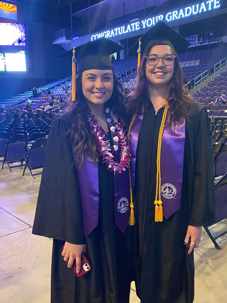 kaitlynnkline's tweet photo. from middle school besties to #gcugrad !!! so proud you both! https://t.co/XVnIGqYUD7