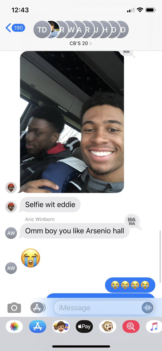 CoachSchumake28's tweet photo. “Hancock” has jokes too. Receipts  on this fine #TBT @21AJ2K @mchenry_gerald #Dblock #TheFamily https://t.co/Ls1HV4O9qU