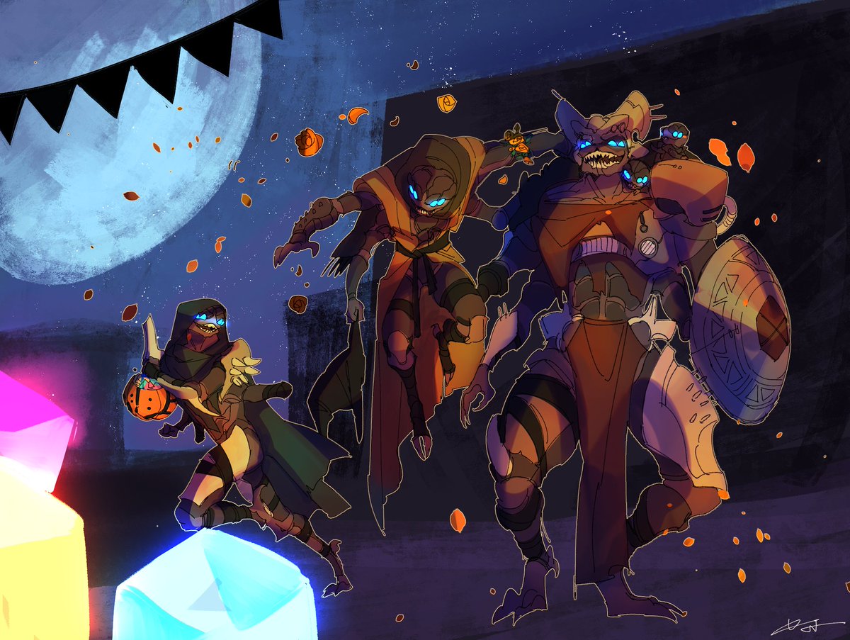'Trick or treat, Guardian!'
#Destiny2Art #Destiny2