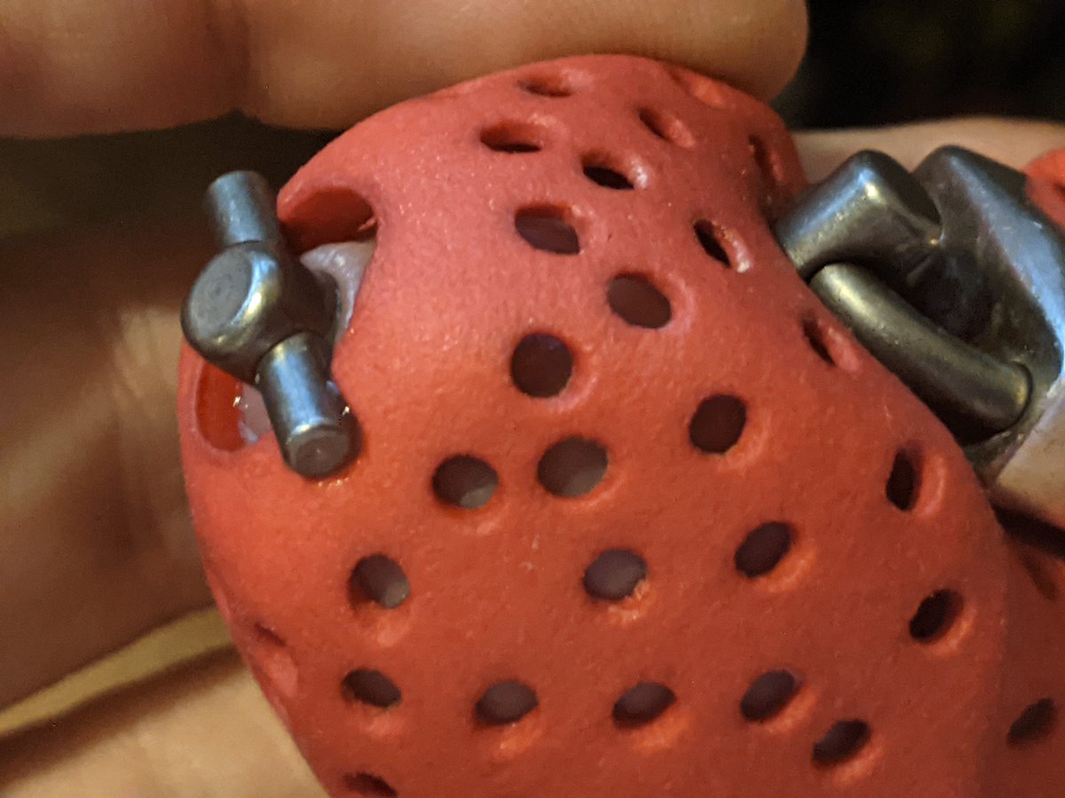 gimptoilet's tweet photo. Inescapable chastity. Castrated slave. Penicap device with titanium PA piercing and lock. #chastity https://t.co/lIg8SbpJym