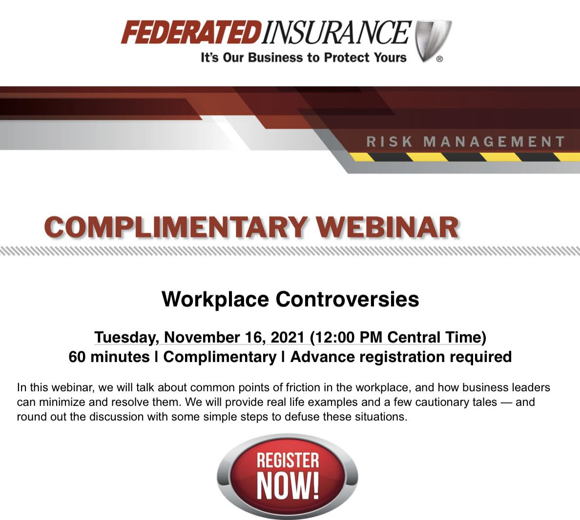 CalTireDealers's tweet photo. CTDA is sending you this information on behalf of CTDA Diamond Sponsor Federated Insurance. @federatedins

Don't miss out on this upcoming webinar!
https://t.co/IXMHJQybrM https://t.co/YSOTIOVIIZ
