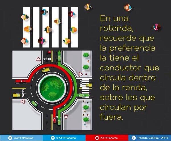 Feliz lunes!

¿Tráfico o tránsito?🤷‍

👉🏻Conductor recuerde el uso correcto de las rotondas.
Maneje a la defensiva y respetando los límites de velocidad establecidos en el área por donde se encuentra.