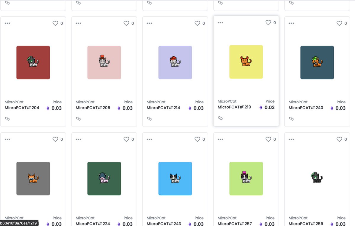 MicroPCat's tweet image. Check our collection in Opensea Now!

opensea.io/collection/mic…

#micropcat #nft #NFTcollection