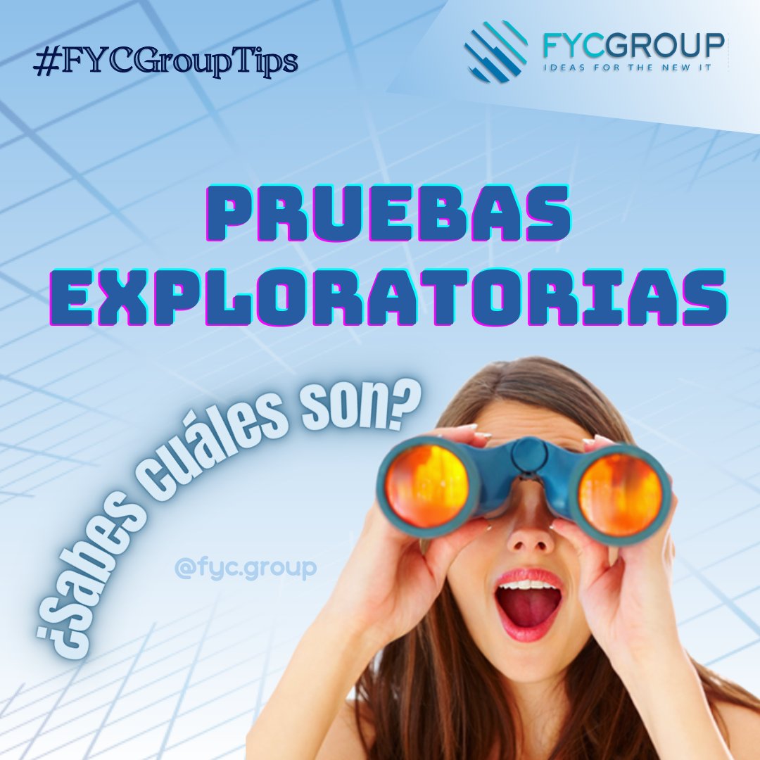 fycgroup's tweet image. 🐞Hoy en #FYCGroupTips
🐞Pruebas Exploratorias 🤭
👉Míralo aquí bit.ly/3DG9bgq
#SoftwareTesters #TestingdeSoftware #Desarrolladores #Developers #PruebasdeSoftware #PruebasAutomatizadas #CalidaddeSoftware #PruebasManuales #Pruebasexploratorias #ExploratoryTesting