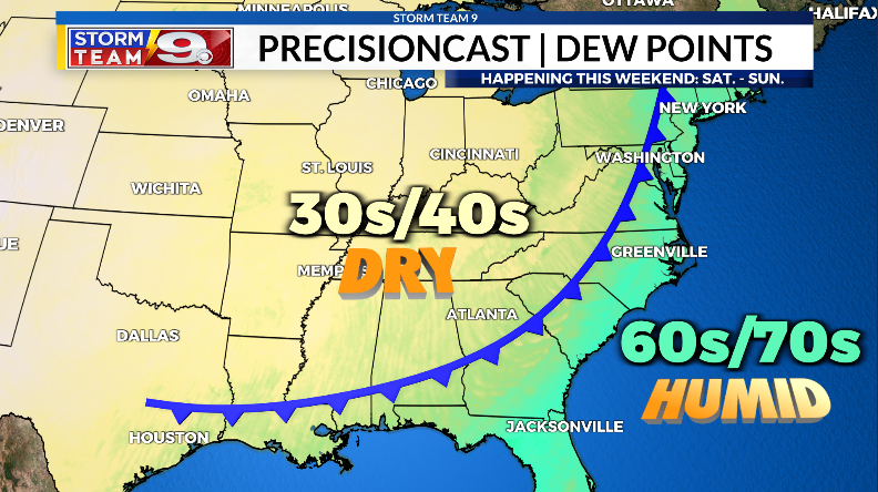 WasilenkoAlex's tweet photo. HEADING INTO THE WEEKEND...
A strong cold front moving through Saturday into Sunday will bring about storms first, then huge drops in humidity and air temperatures by Sunday morning. Ready or not, here comes fall!
#wnct #9oys #fall #weather #forecast #fallfront #wx #nc #ncwx https://t.co/uHau2FfzYL