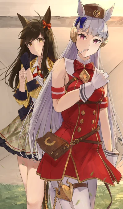 skebリクエストありがとうございました!!
#ウマ娘 ブエナビスタ&amp;ゴールドシップ 