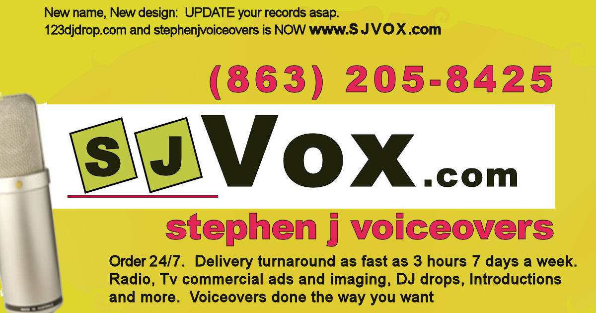 SJVOX.com - Stephen J Voiceovers (@StephenJVO) / Twitter
