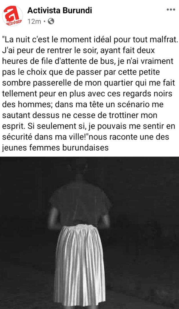 ActivistaBdi's tweet photo. #Burundi #burundisafecities  #burundivillessure Nous revendiquons des villes éclairés dans lesquelles les femmes peuvent travailler et marcher en toute sécurité. @GeneralNeva @GenreMinistere @nshingamateka  @burundi_senat @MairieBuja @Gitega @NgoziProvince @AABurundi @sinrenovat https://t.co/x81dOmdBA7