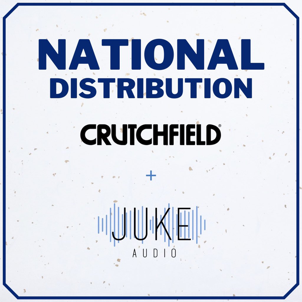 jukeaudio's tweet photo. Juke is now available through @crutchfield https://t.co/7gihSFvr64