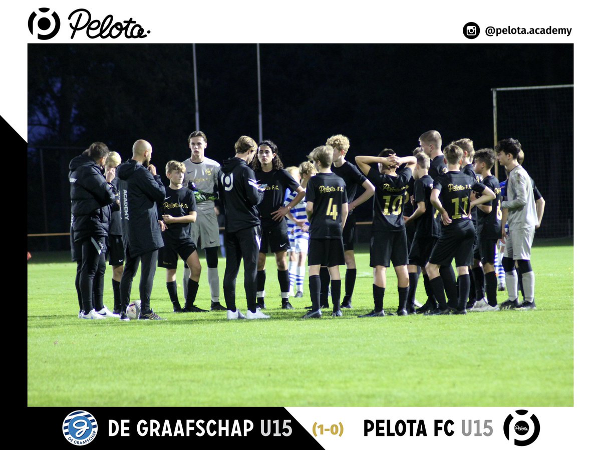 Pelota_Academy's tweet image. Sinds oprichting (Februari, 2021) speelden we gisteren de eerste en gelijk een leerzame wedstrijd met onze Pelota F.C. U15 tegen @DeGraafschapJO U15. Uitslag 1-0 voor De Graafschap 📈⚽️ #Talentontwikkeling  #Voetbal  #Doetinchem