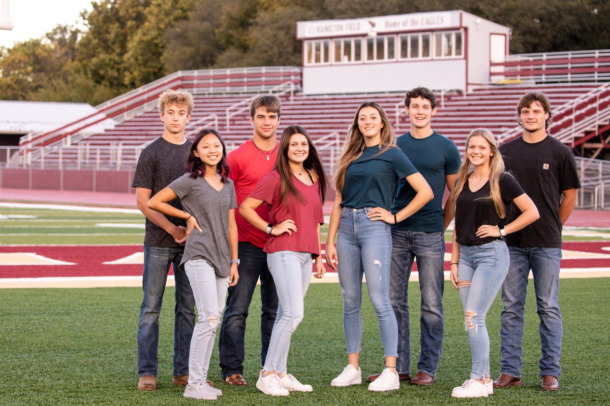 SilverLakeEagle's tweet photo. Meet your 2021 Homecoming Candidates!

The queen candidates are Taryn Burkhardt, Addison Martinek, Camilla Ossola, and Gracie Trammel. The king candidates are Carson Johnson, Daigan Kruger, Brogan Renfro and Gannon Remer.

The ceremony starts at 6:35 p.m. on Friday. https://t.co/79scpwvSKr