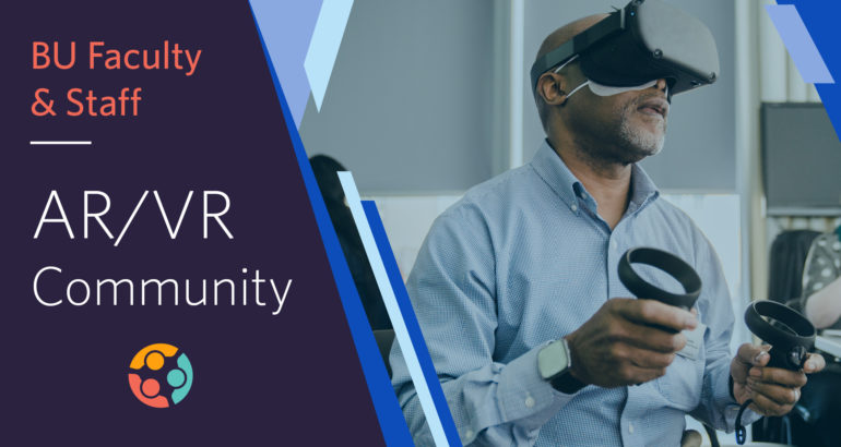 wcdells's tweet photo. Boston University’s AR/VR community is back once again!  Over 21 representatives from various disciplines across the Medical and Charles River campuses gathered to discuss VR/AR-related topics. Reach out to us if you’d like to be a part of this group!
https://t.co/rEnmN9F9gb https://t.co/UbH3uJqXNu