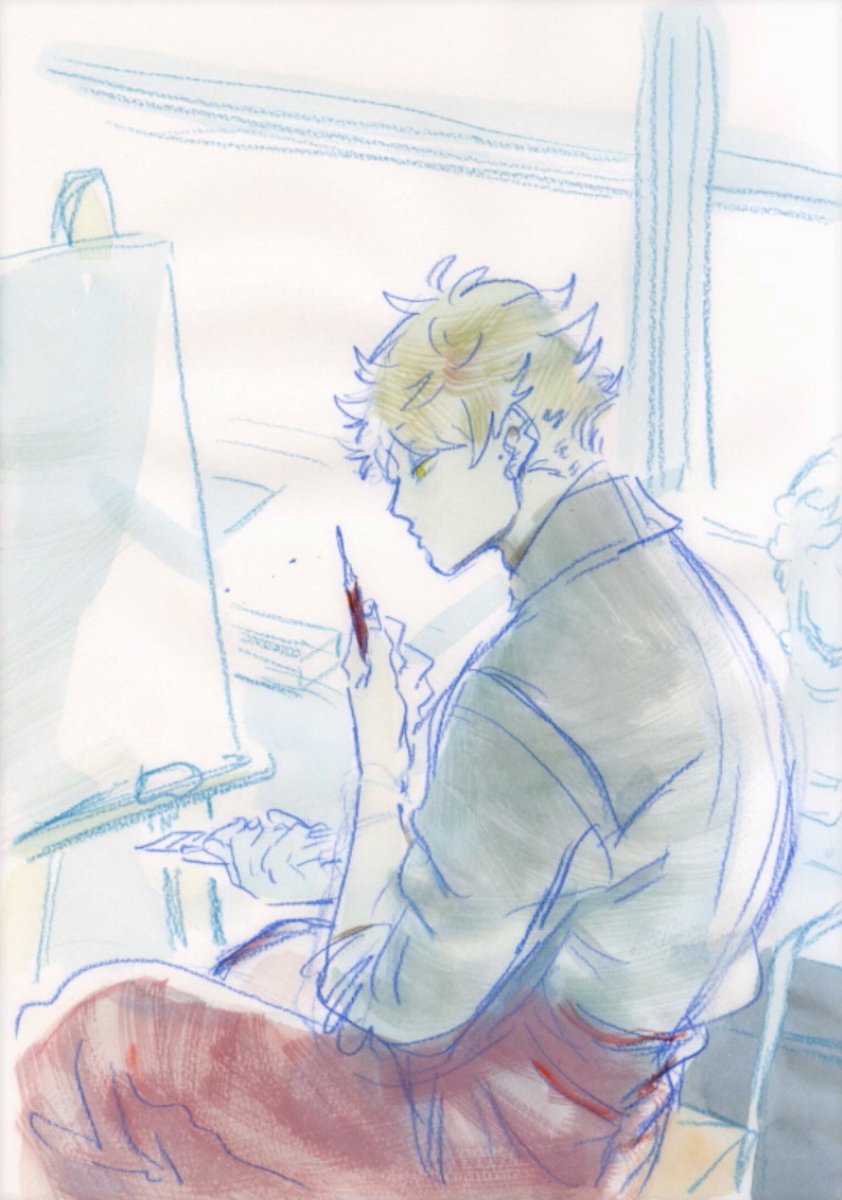PLTNREmove's tweet photo. “Blue Period” illustrations from ending theme (ep 2-3). Textless + HD

#BluePeriod #ブルーピリオド https://t.co/S9SU8QVRYu