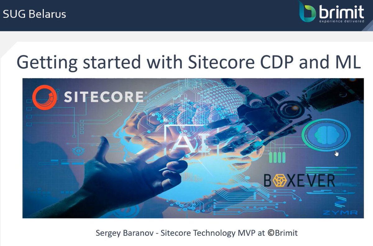 VadzimPapko's tweet photo. @SUGBelarus is still online. Next presenter @x3mxray - Getting started with Sitecore CDP & ML
#Boxever #Sitecore #SitecoreCommunity #SitecoreAI
Join us https://t.co/8BnvHQhjNK https://t.co/1ALidG3f3e