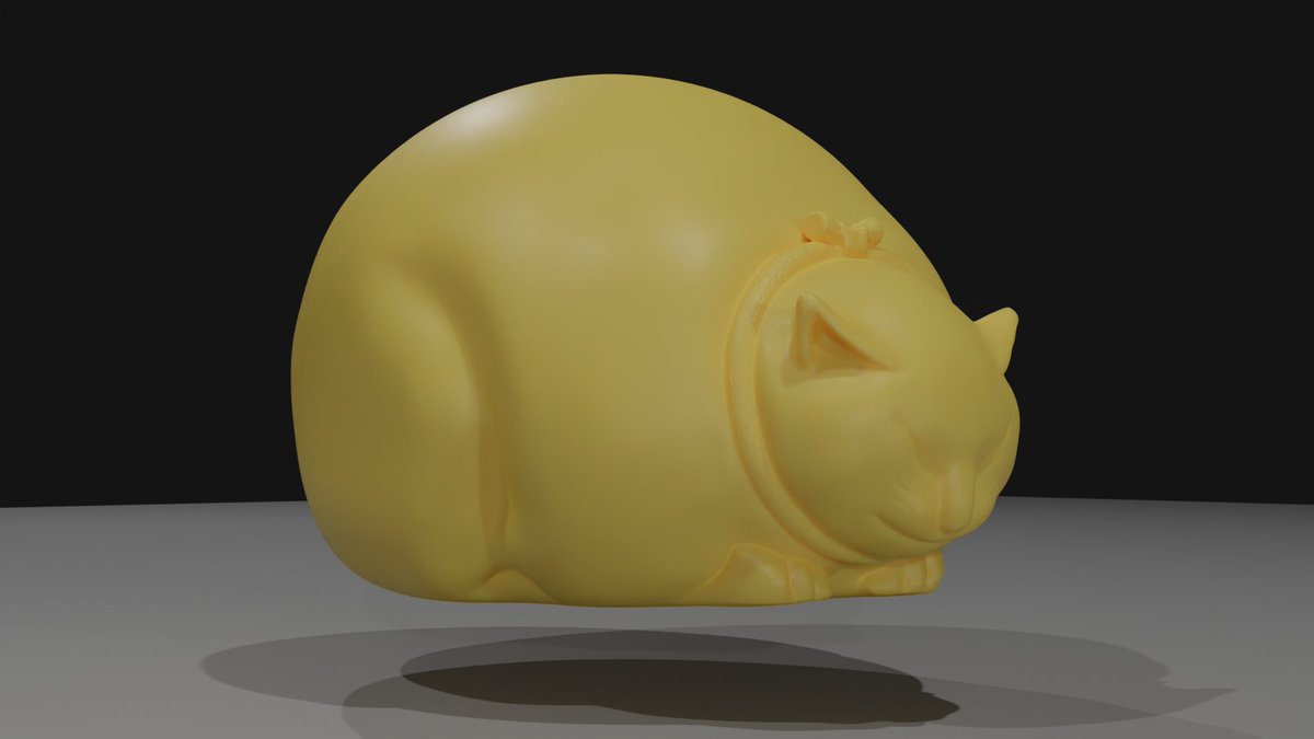 lavsting's tweet photo. Working on my new collection of netsuke pieces. Just love this kind of art and trying to reproduce it in 3D. Please let me know what you think about it (should I ever mint it?): https://t.co/nkyXyMMC6Z