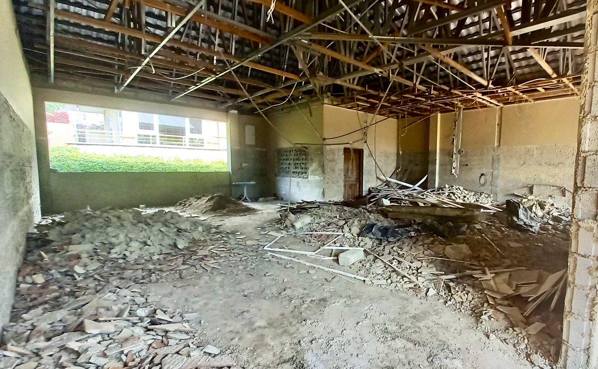 Ashesi's tweet photo. Three months since we started work on creating our new bioengineering laboratory #atAshesi!

How it started:        How it’s going: https://t.co/33SyYw1Iv5