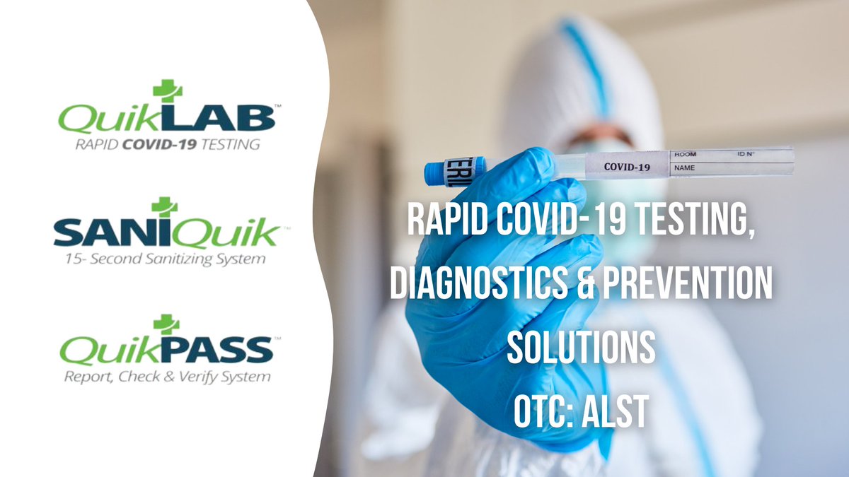 AllStarHB's tweet photo. Helping businesses get back to work by protecting the health and well-being of employees and customers.

Learn more about these vital products and services when you visit: https://t.co/oZyjWwwfB5

#COVID19 #testing #services $ALST https://t.co/AzJSLapUDB
