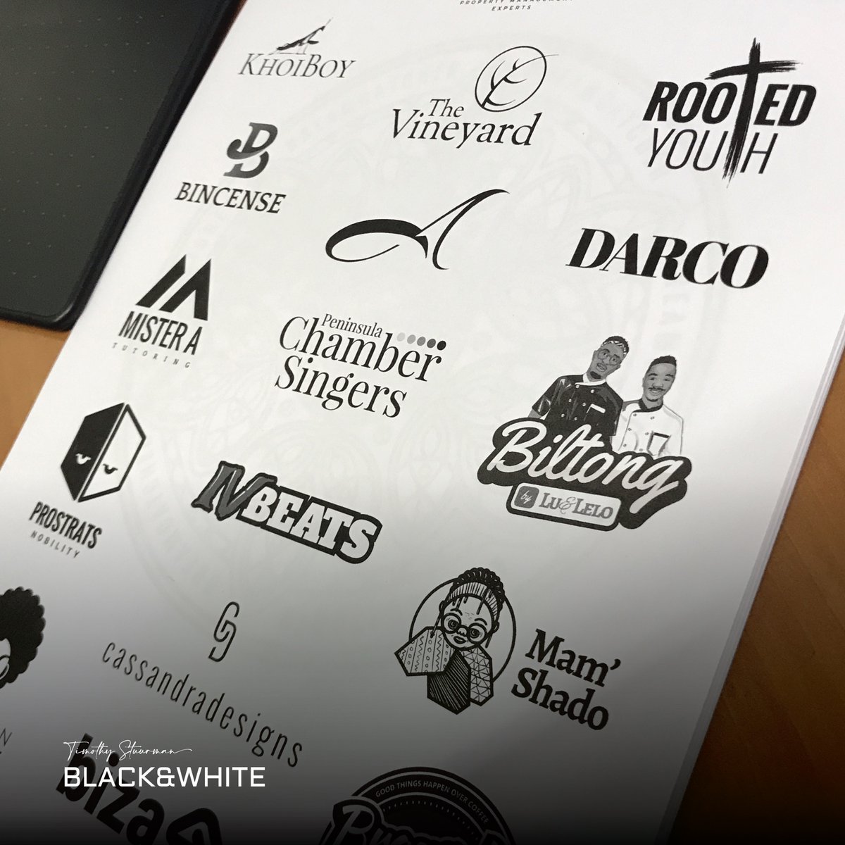 timmy_nator's tweet photo. Image 3:

A series of prints I did in B&amp;W showing some of my favorite designs to date. I'm just an inbox away for all your design needs 
.⁣
.⁣
.⁣
.⁣
.⁣
#arte #artoftheday #graphicdesign #branding #brandingdesign #business #creative #designinspiration https://t.co/C5mOyuKuiU