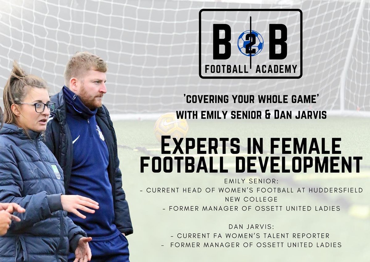 Box2Box_FA's tweet image. 𝙀𝙭𝙥𝙚𝙧𝙩𝙨 𝙞𝙣 𝙩𝙝𝙚 𝙒𝙤𝙢𝙚𝙣’𝙨 𝙜𝙖𝙢𝙚! ⚽️
We pride ourselves on our understanding, experience &amp;amp; links to the most appropriate environments to help young female footballer’s reach their potential! Join us to find out more..

Book a Free Taster: 5sport.co.uk/clubs