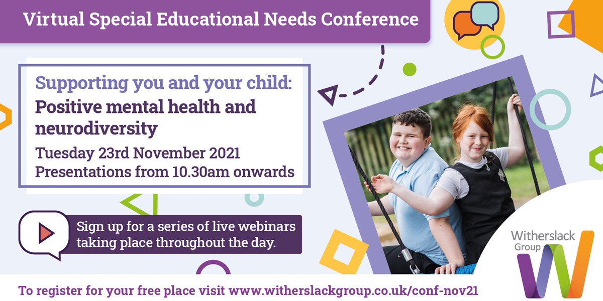 WitherslackGrp's tweet photo. Did you miss our exciting announcement earlier today? We’ve launched our FREE Virtual SEN Conference 2021, and the day will cover informative and inspiring talks around promoting positive mental health. For all the details, click here https://t.co/gTCjjWUyjh #virtualsenconference https://t.co/ZYRPrINcxq