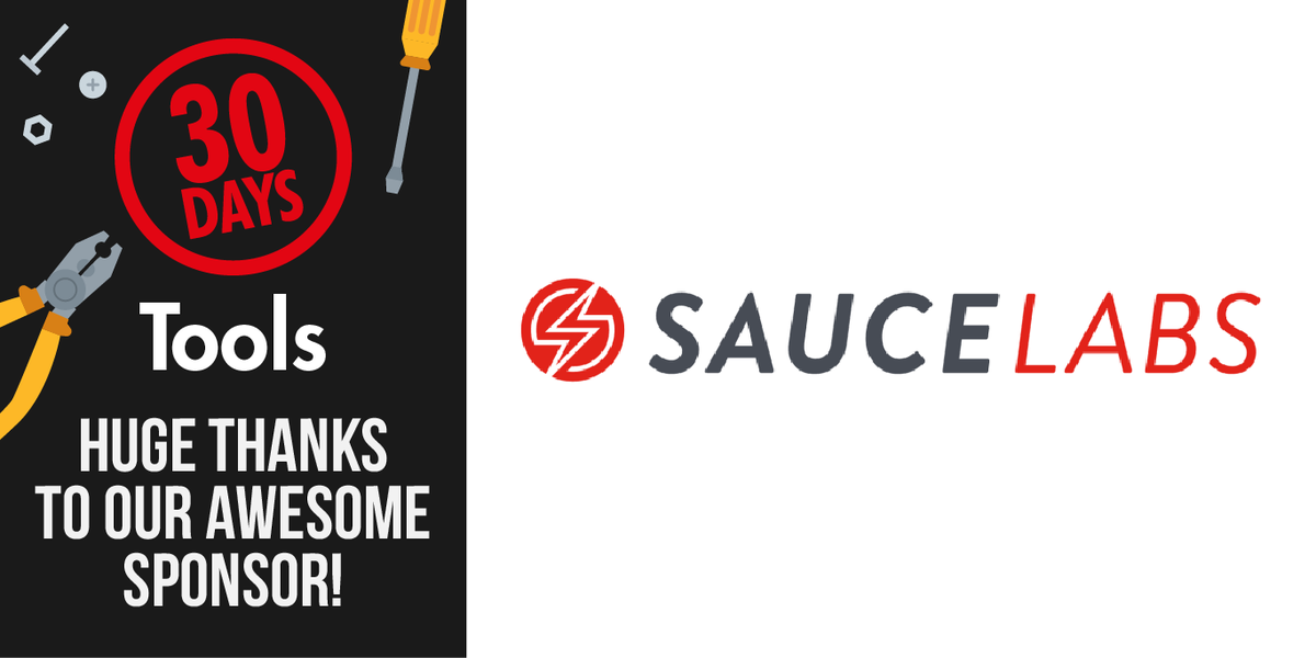 ministryoftest's tweet photo. Thank you @saucelabs for being #30DaysOfTesting sponsors! Sauce has solutions to help every delivery professional delight their customers. The Sauce Testrunner Toolkit helps set up & accelerate end-to-end tests with Cypress, Puppeteer, Playwright and Selenium. Try it free! https://t.co/PBE6xGdGEV