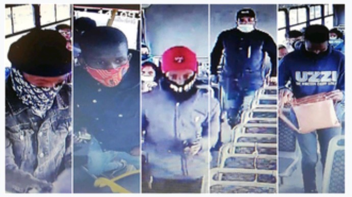 AndiMakinana's tweet image. Golden Arrow bus passengers robbed of their belongings by five armed men who posed as passengers.

According to the Daily Voice, this happened on Jakes Gerwel Drive last Friday at 9.47am. The bus was traveling from Cape Town to Mitchells Plein. 😡

You may know these faces.