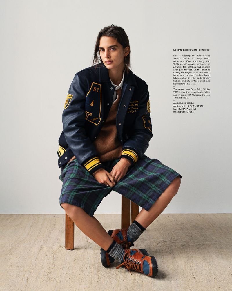 modernhype_'s tweet photo. LOOKBOOK | Mili Piñeiro For Aimé Leon Dore FW21 https://t.co/3Yje4bmXyU