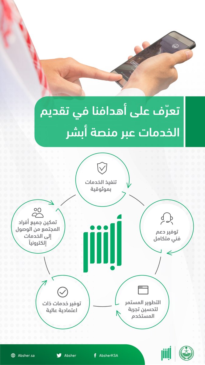 أبشر tweet media