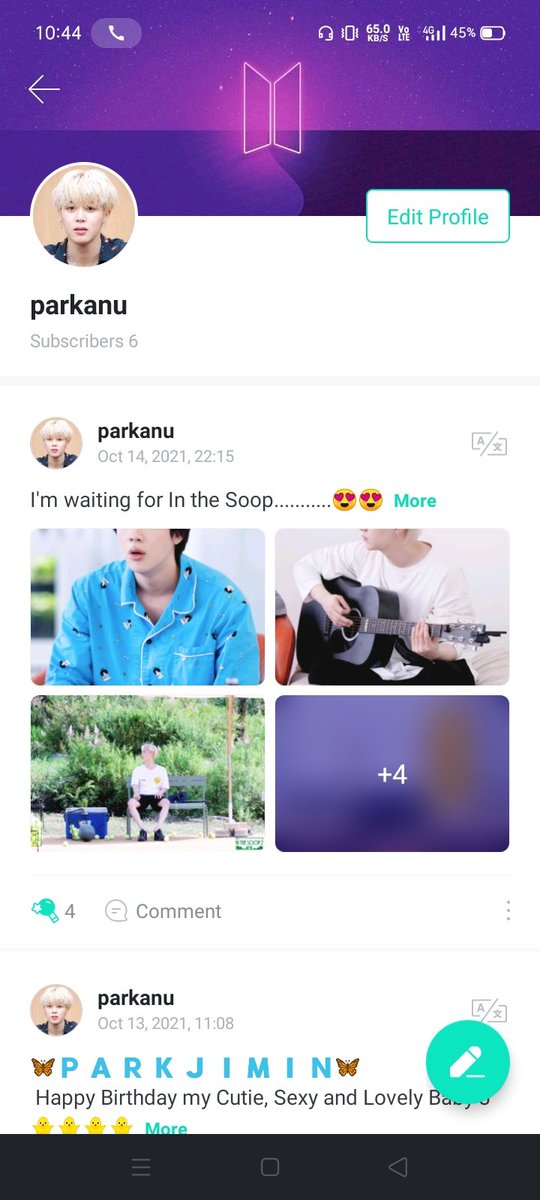 jyoti_282's tweet photo. I'm so happy after changing my layout 😍😍😍😍
Thank you so much......@weverseofficial
@BTS_twt 
#Weverse
#BTS
#BTSARMY 
#Borahae 
#ARMY 
#BTS40M https://t.co/GcX80Uh2Bz