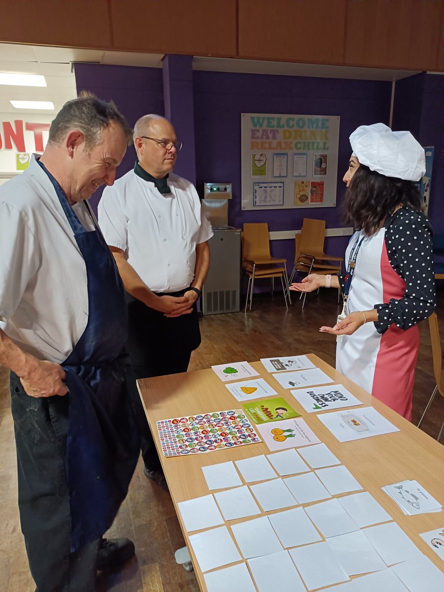 Our amazing Wales catering team taking a few French lessons from our #teammfl French chef for the night! <a href="/WalesHigh/">Wales High School</a> #openevening
