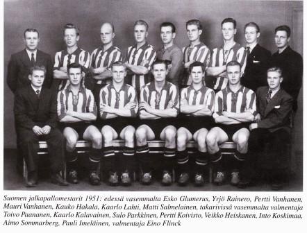 Päivälleen 70 vuotta sitten varmistui <a href="/KTPKotka/">KTP</a> ensimmäinen Suomen mestaruus kun KTP kaatoi viimeisessä ottelussaan Ilves-Kissat Tampereella maalein 1-2. KTP:n maalit Kalle Lahti ja Mauri Vanhanen.