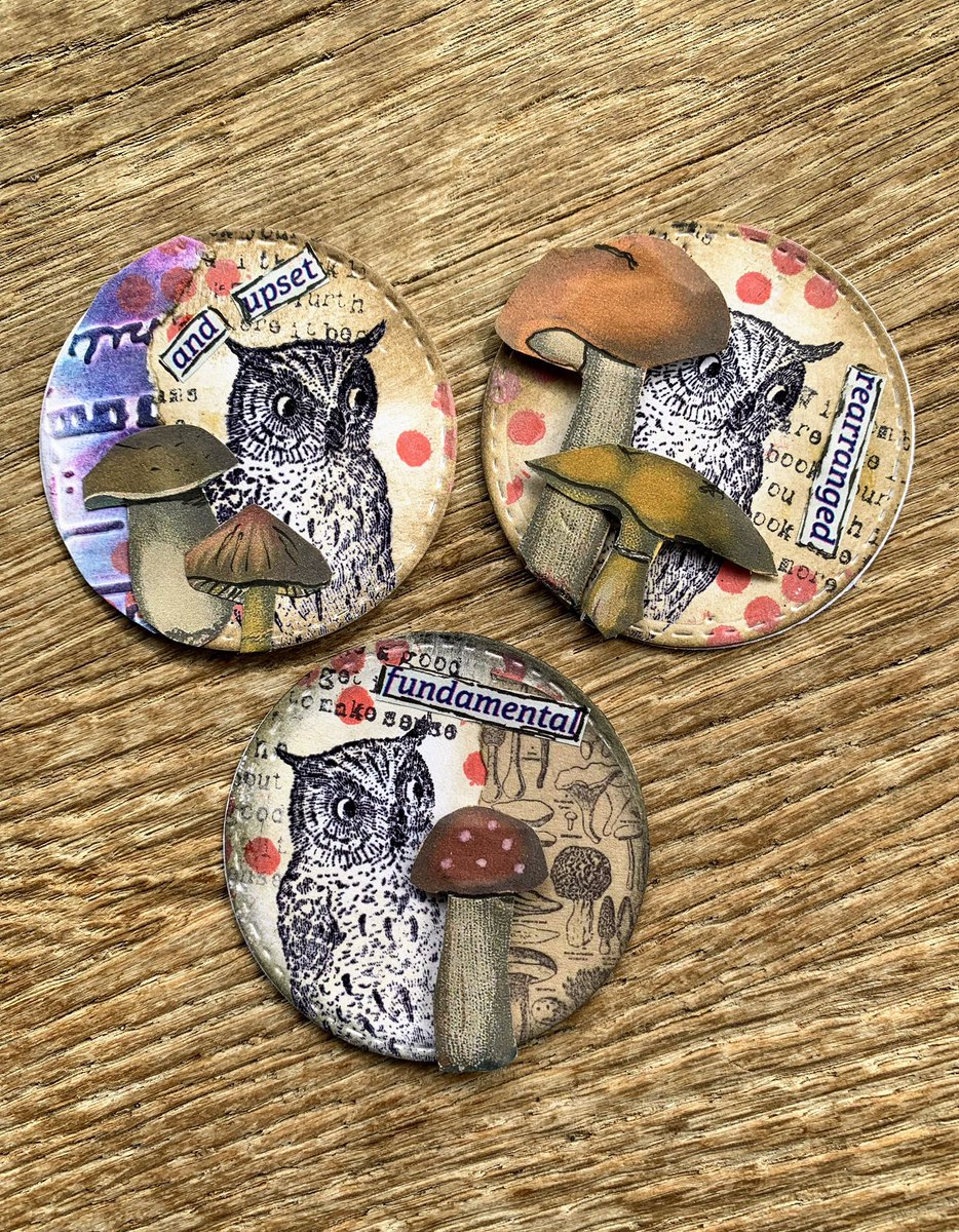 c90designs's tweet photo. “Fundamental” ATC Coin set for a project I’m working on, so keep checking my posts for what I made!
@stampers_anon @sizzix_official
@RangerInk @xyroninc
#handmade #atc #atccoin #mixedmedia #owl https://t.co/yCRgEtSxR1