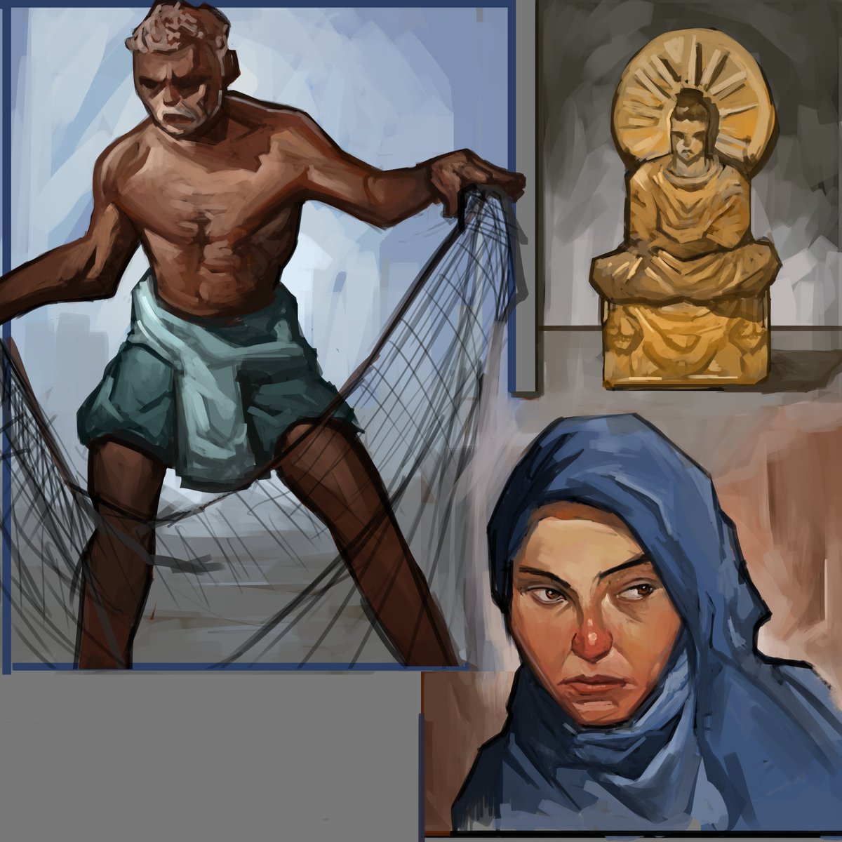 buddykaroon's tweet photo. Some autopilot photo studies while passively watching youtube on the other monitor. https://t.co/l7mS1soWta