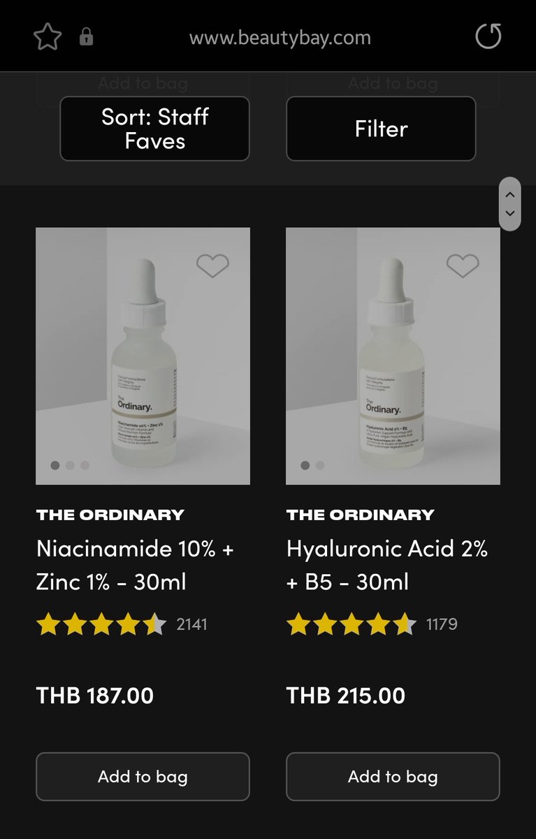 เห็นคนขาย The Ordinary ในทวิตแล้วงงว่าเอาไรมาขายแพงเอ่ย บวกราคากันยับมาก กดเองในเว็บ beautybay ง่ายๆขวดไม่ถึง 200 เองอ่ะ งง