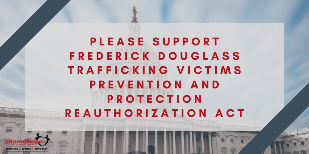 Dear lizlibby2118, please support the continuation of the Trafficking Victims Protection Act by passing the “Frederick Douglass Trafficking Victims Prevention and Protection Reauthorization Act” to ensure that victims of sexual exploitation have protections they need. https://t.co/xA5wTo8BQ5