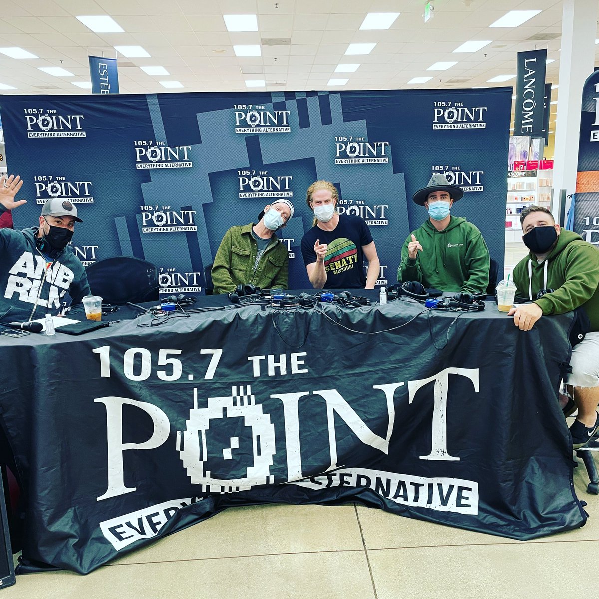 RizzShow's tweet photo. The boys are here at #ScottAirForceBase for a special #MilitaryAppreciation #Podcast! Episode will be up this weekend https://t.co/ouAZxlCLyF