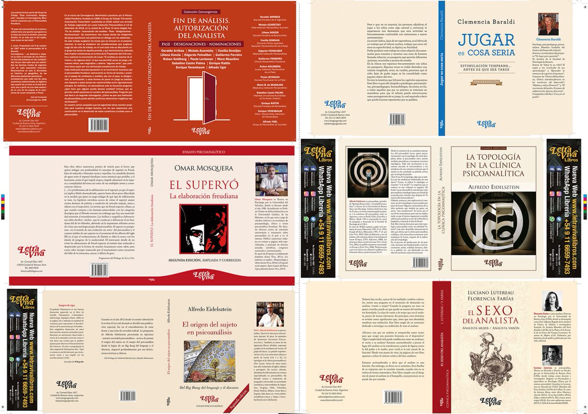 #BuenJueves Están llegando muchas novedades y nuevas ediciones a #LetraViva 😍

#libros #LibrosRecomendados #lecturas #psicoanálisis #BuenosDias