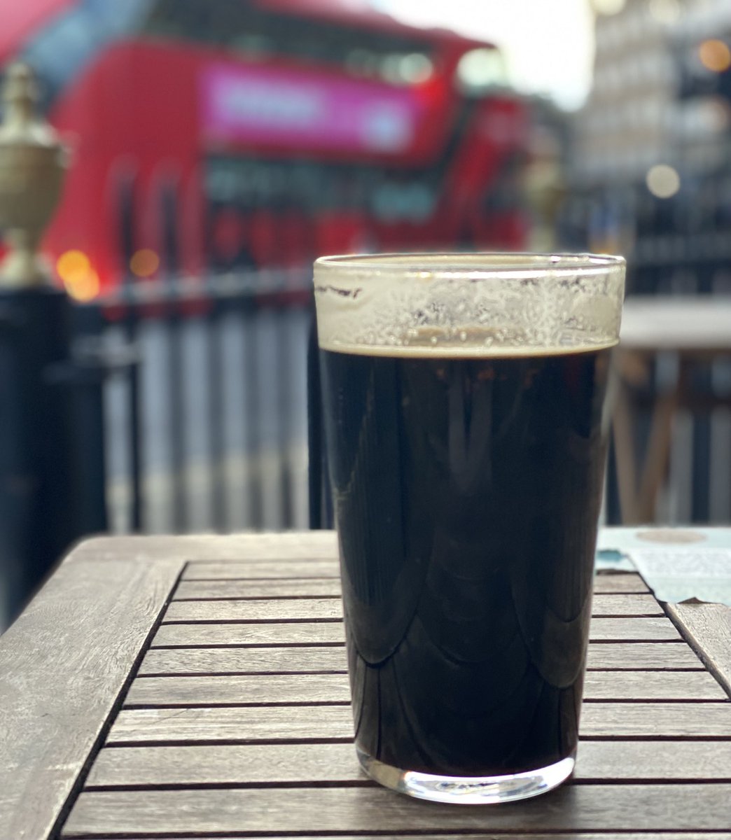 First sip of ⁦<a href="/FivePointsBrew/">The Five Points</a>⁩ derailed porter ⁦<a href="/PemburyTavern/">The Pembury Tavern</a>⁩ and all seems a little better…