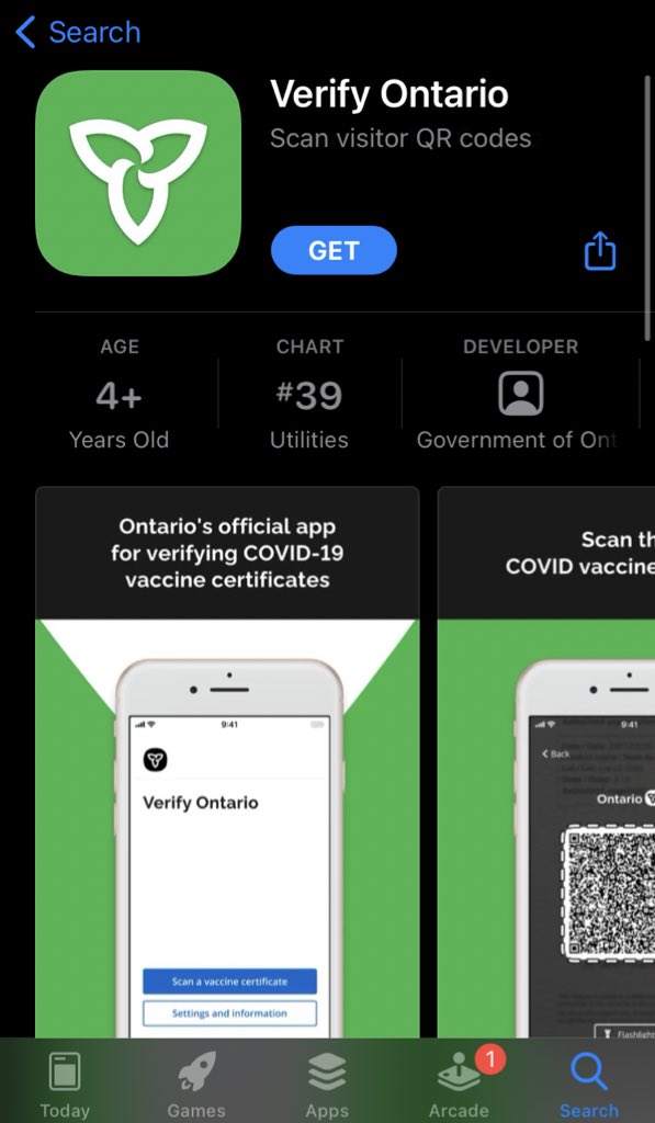 mattybing's tweet image. BREAKING: Ontario’s app for businesses to verify vaccination QR codes, has quietly appeared in the Apple and Google Play app stores. Read more here: globalnews.ca/news/8265913/c…